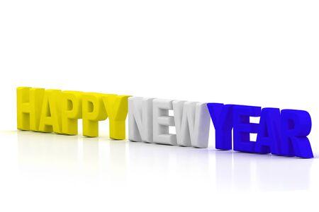 3d rendering of new year 2011の写真素材