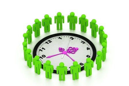 3d working peopleの写真素材