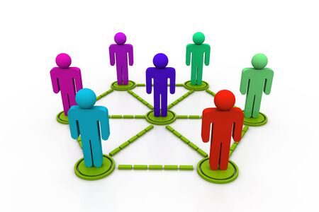 Business networkの写真素材