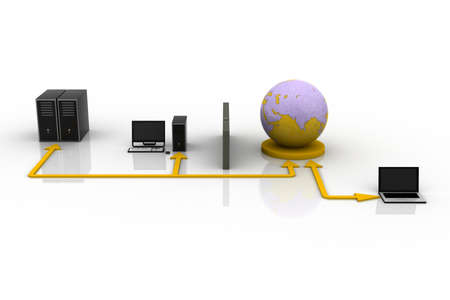 Social network concept, internet concept