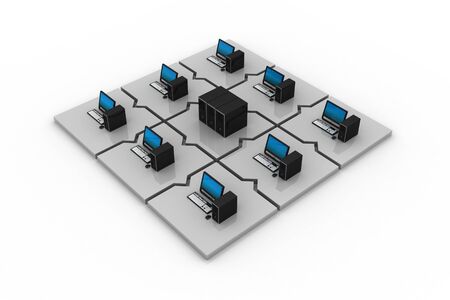 abstract presentation of the internet on earth	の写真素材