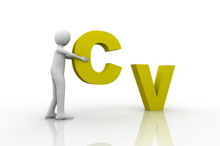 CV Conceptの写真素材