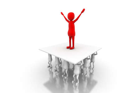 Competition. Concept. 3d illustration.	の写真素材