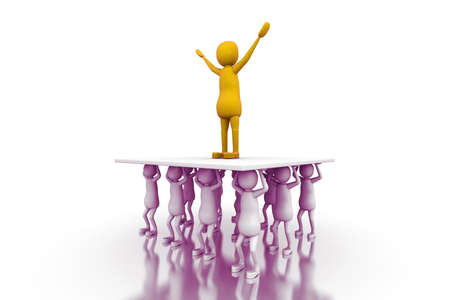 Competition. Concept. 3d illustration.	の写真素材