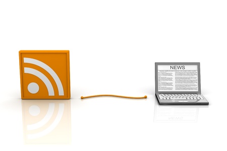 RSS News	の写真素材