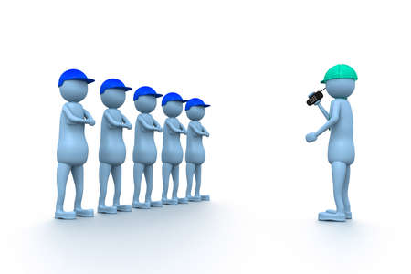 Team and Leaderの写真素材