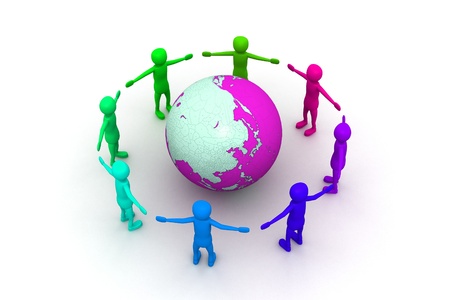 World friendship	の写真素材