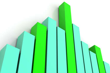 3d financial statの写真素材