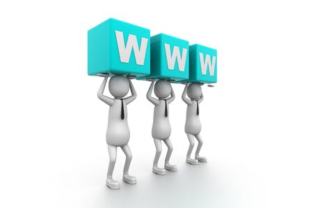 wwwの写真素材