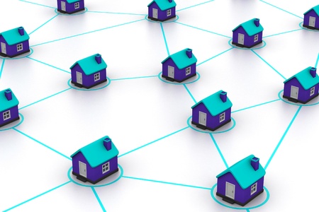 Net of Real Estateの写真素材