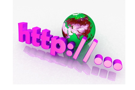 world and http  in isolated backgroundの写真素材
