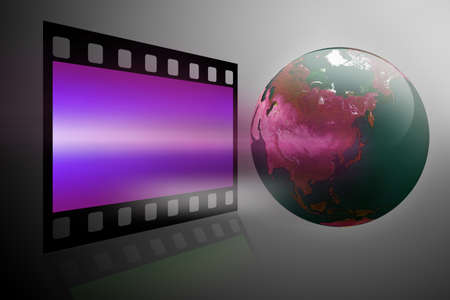 Global Cinema Production concept の写真素材