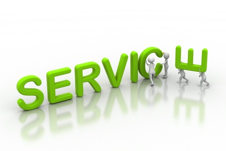 Serviceの写真素材