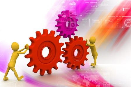 The main part of mechanism	の写真素材