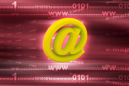 Email concept 	の写真素材