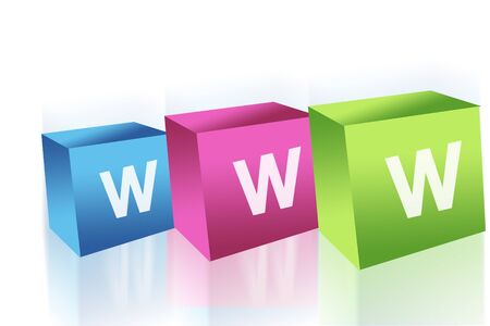 Internet Concept in abstract background の写真素材