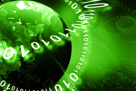  Concept of digital earth	の写真素材