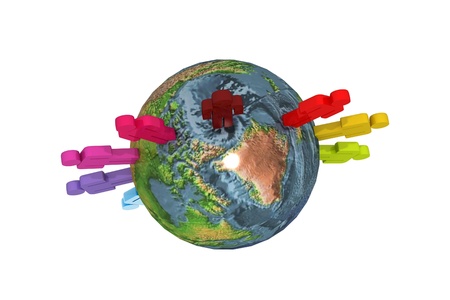 Global Communicationの写真素材