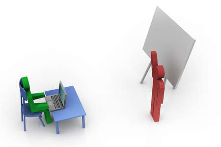 Computer Trainingの写真素材