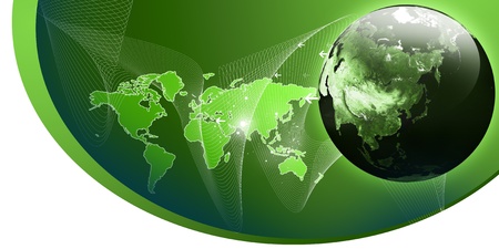  Concept of digital earth	の写真素材