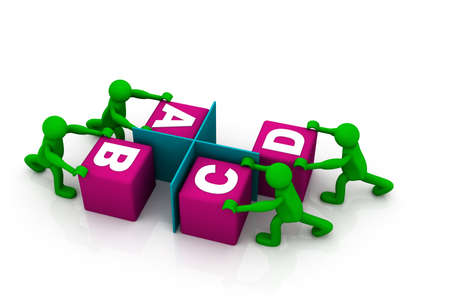 Team work	の写真素材