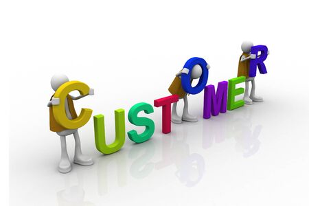 customer support teamの写真素材