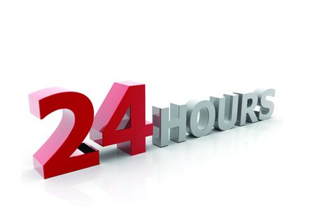 12 Hours Signの写真素材