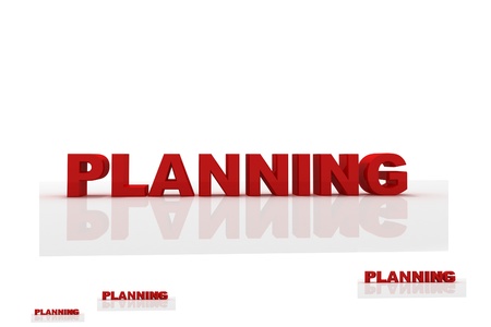The word planning	の写真素材