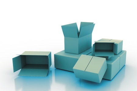 Cardboard boxes