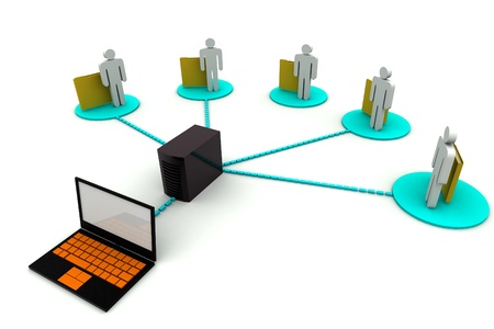 Data storage concept	の写真素材