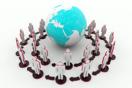 Global Network Conceptの写真素材