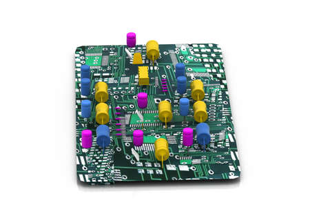 Electronic Circuit Boardの写真素材