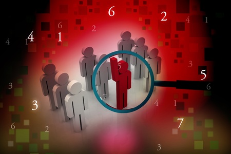 Social Network in abstract backgroundの写真素材