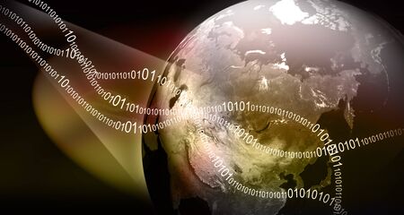  Concept of digital earthの写真素材