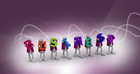 Business  team in abstract backgroundの写真素材