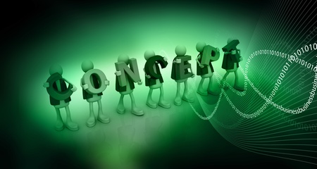 Concept and people の写真素材