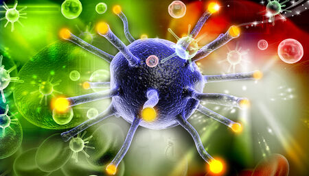 Alveoli in abstract designの写真素材