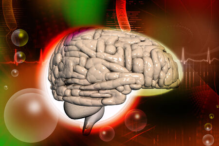 Brain backgroundの写真素材