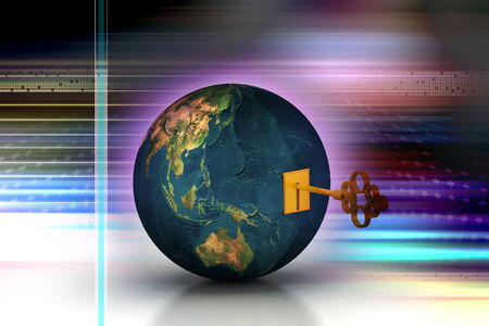 Key of the worldの写真素材