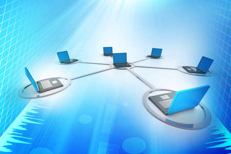 Computer networkの写真素材
