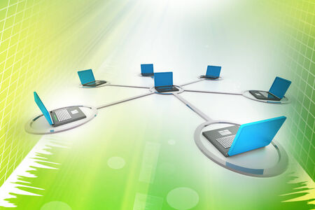 Computer networkの写真素材