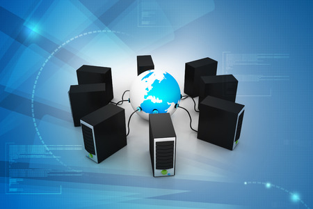 Global computer networkの写真素材