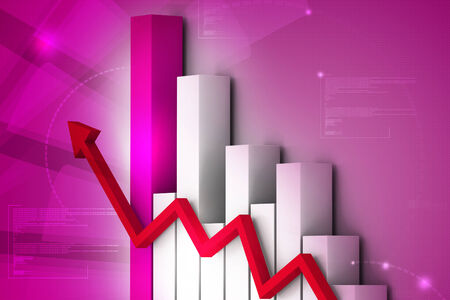 Business graphの写真素材