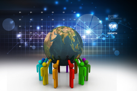 Global networkの写真素材