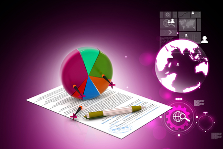 Business graphの写真素材