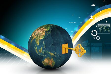 Key of the worldの写真素材