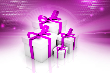 Gift boxの写真素材