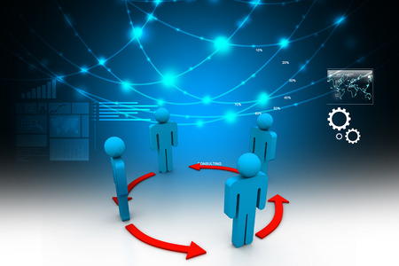 Business networkの写真素材
