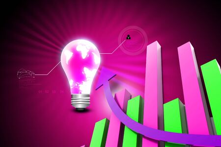 Business graphの写真素材