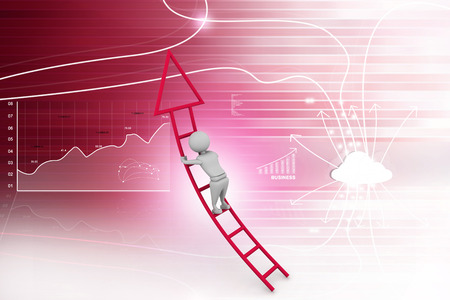 Ladder of successの写真素材